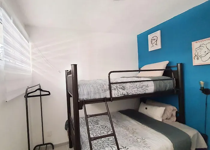 Apartamento Aeropuerto Cdmx 10 Min Gnp Estadio *